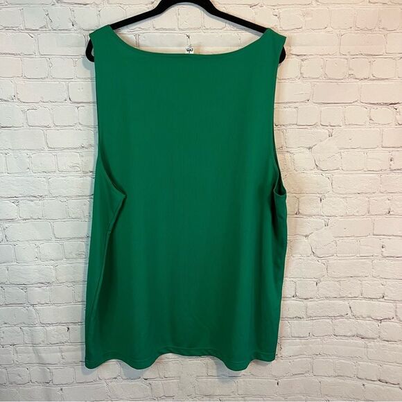 Alo Kelly Green Athletic Tank Top size 3X - Picture 3 of 6